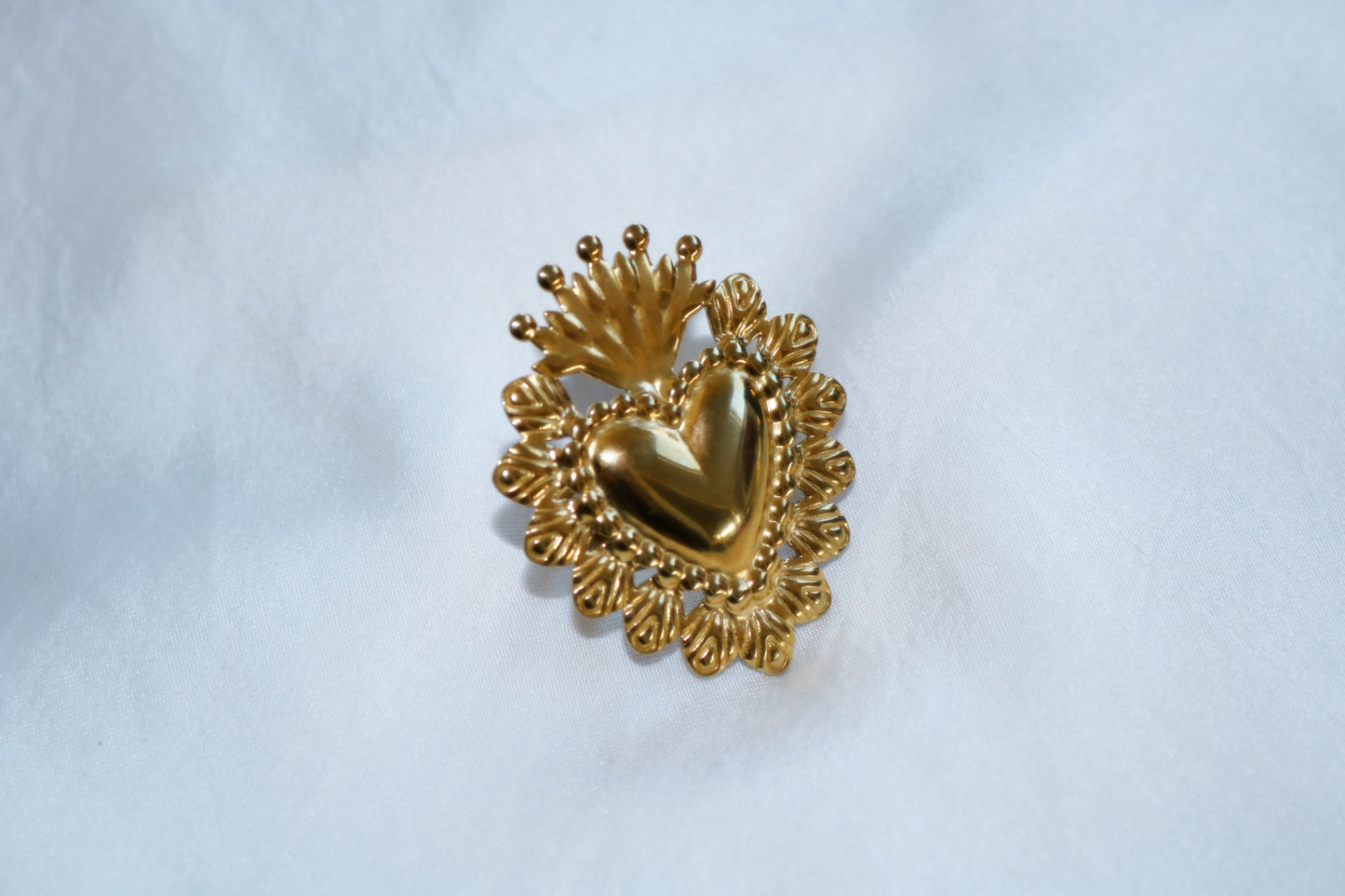 Anello Big Sacred Heart