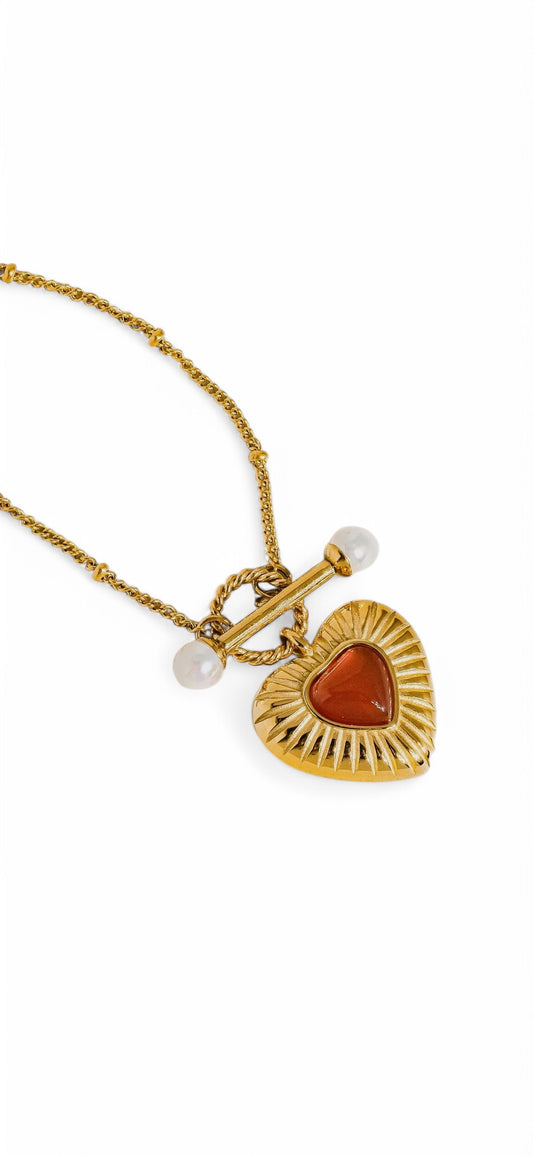 Collana Gold Vintage Heart