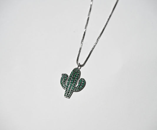 Collana Silver Cactus