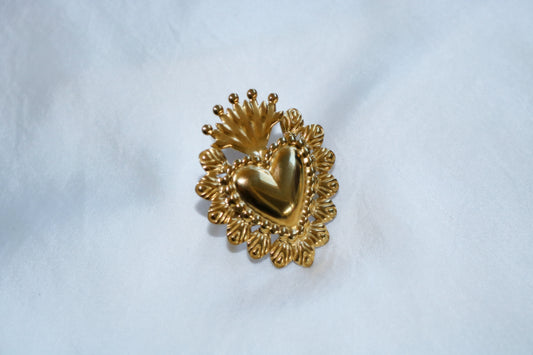 Anello Big Sacred Heart