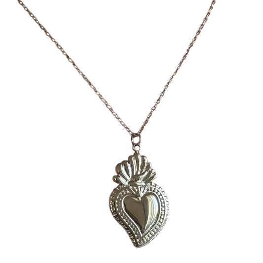 Collana Silver Sacred Heart